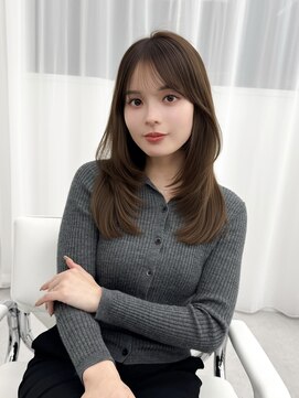 アマトウキョウスマートサロン(AMA TOKYO×Smart Salon) くびれレイヤー/顔まわりカット/レイヤーカット/小顔ヘア