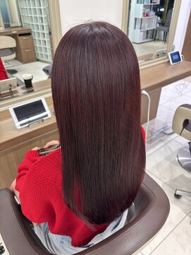 アッシュ 下北沢店(Ash) 秋に人気！深めワインレッドカラー