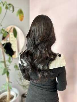 クム(kumu) 20代30代◎縮毛矯正×くびれ巻き×小顔レイヤー韓国ヘア