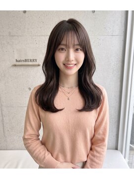 ヘアーズ ベリー 蒲生店(hairs BERRY) 韓国風くびれミディくびれレイヤー魅せる艶髪ロング♪