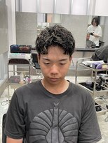 サンズ 梅田 中崎町(SUNS) 【梅田】ショートアップバングピンパーマ
