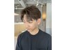 【垢抜けスタイルに*】MEN'Sカット+ケアカラー [袋町]