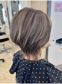 栃木宇都宮ショートボブレイヤーカットショートカット40代50代◎