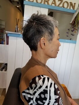 ヘアーメイク コラソン(hair make corazon) 似合わせカットメルティカラー着物フェミニンロング