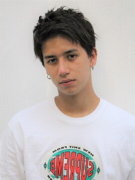 ベレーザ 渋谷(BELEZA) st963束間ワイルドアップバングショートレイヤーくせ毛風パーマ