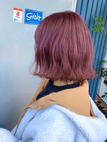 ティナ(Tina)&nbsp;ピンクブラウン　外ハネボブ