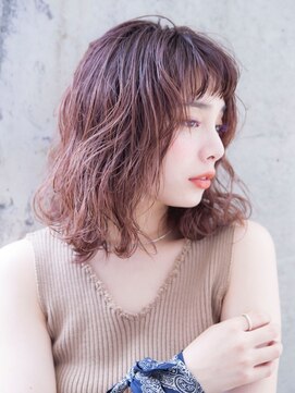 エース (ACE) ACE ピンクベージュ×波ウェーブ