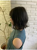 【Lond倉崎涼】外ハネカールが可愛い切りっぱなしグレージュボブ