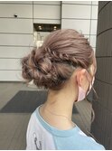 浴衣に合うシニヨンスタイル