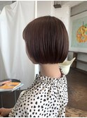 切りっぱなしミニボブ
