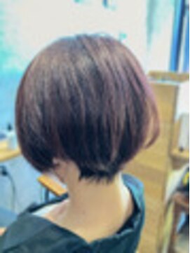 クシュ 所沢東口店(kusyu...) 髪質改善デジタルパーマミニウルフくすみブルーテラコッタ(所沢)