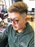【MEN's限定#学割U24】DG束感カット+オーガニックデザインカラー10260→8560