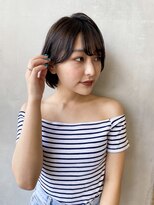 アイティーバイアルバム 八王子店(IT by ALBUM)&nbsp;ナチュラルショート_アースカラーくびれヘアツートン_48543