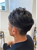メンズパーマ×ショートヘア〔八戸,田向〕