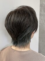 アヤラグランスパ 船橋店(AyaLA GRAN SPA)&nbsp;【大須賀晴江】スモーキーアッシュグリーン  ショート