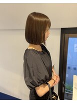トレス(TRESS)&nbsp;ぷつっとボブ/内巻き/透明感ブラウン/アッシュ/グレー