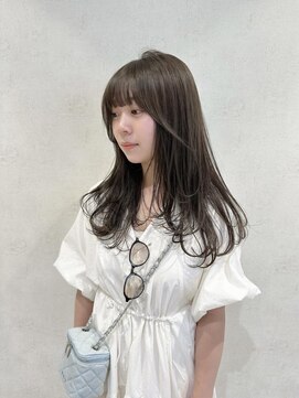 パーク(PAAQ) 【paaq kana】オリーブベージュ×レイヤーカット