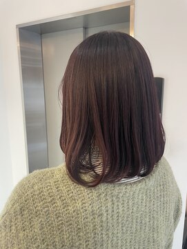 アヴァンスアンス 広島袋町店(AVANCE.ens) ピンクブラウンカラー