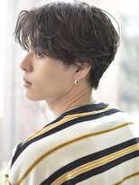 ディッセンバー 神宮前(December) ニュアンスパーマアッシュブラックウルフ波巻きスパイラル渋谷