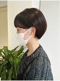 【森千晶】大人似合わせ小顔ライン/丸みショート/襟足すっきり