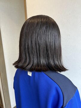 ヘアスペースブルーム エボリューション 庄内店(HAIR SPACE BLOOM evolution) 【庄内店/カット】切りっぱなしボブ/外ハネボブ/10代 20代