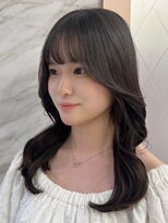 ロンド フィーユ(Lond fille) 顔まわりがしっかり動く★くびれヘア×薄めバング