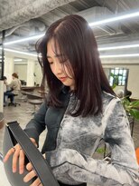 ニコ トウキョウ 渋谷(nico TOKYO)&nbsp;セミロング/レイヤーカット/顔まわりレイヤー暖色カラー渋谷