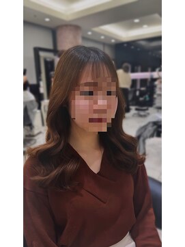 アピッシュ ギンザ(apish ginza) ロングパーマ/デジタルパーマロング/コテ巻きパーマ/韓国ヘア