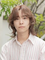 シャドウパーマスパイラルパーマメンズボブ