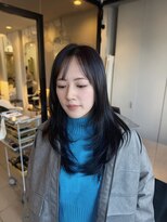 インデックスヘアー 錦糸町店(in'dex hair)&nbsp;髪質改善グレージュカラーカーキベージュレイヤーロング錦糸町