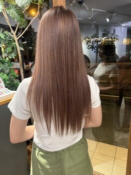 ミチ(mich)の写真/髪質改善ストレート《HITA(ヒタ)》で艶のある柔らかな手触りを実現◎その他豊富なメニューもご用意◇