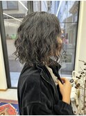 パーマ　くるくる　スパイラル