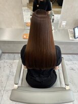 キング(K!ng) 縮毛矯正髪質改善ハイライトレイヤーカット枚方美容室エクステ