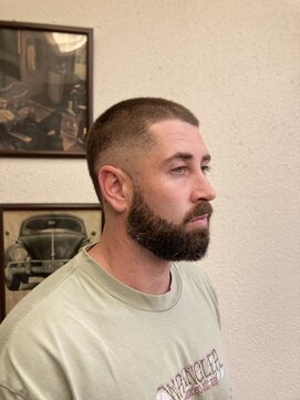 ブロートーキョーバーバーショップ 神田店(Bro Tokyo BARBERSHOP) MEN'Sバズカットミドルスキンフェードバーストフェード神田/銀座