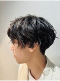 癖毛風緩めパーマ/10代/20代/30代/メンズカット/行徳