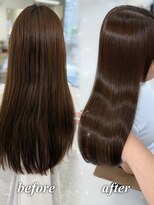 ハピネス 梅田茶屋町店(HAPPINESS)&nbsp;韓国風/レイヤーカット/顔周り/顔まわり/髪質改善/ベージュ