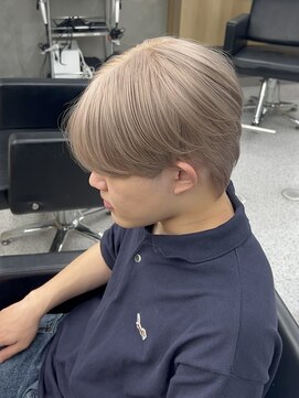 ペレ 渋谷(PELE) MEN’S HAIR/ブルーブラック/フェザーパーマ/渋谷