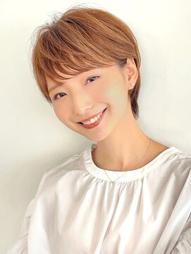 バンプ ギンザ(BUMP GINZA) 30代40代50代大人女子白髪ぼかし秋色マロンベージュショートer