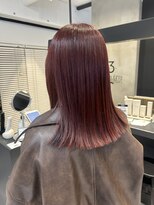 トロワエピ 表参道(Trois epis)&nbsp;レッドブラウンカラー/艶暖色