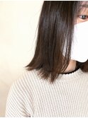 チョコレートブラウンカラー 白髪ぼかし