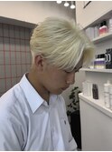 MEN’S/リバースセンターパート/ニュアンスパーマ/渋谷