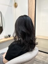 シア 綾瀬店(SHEER)&nbsp;アッシュグレー×ミディアムレイヤーカット