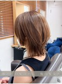 白髪ぼかしハイライトカラー30代40代50代ブルーグレージュ