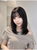 ミディアムレイヤーカット