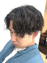 リベラル(liberal)&nbsp;センターパートニュアンスパーマ