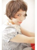 遊びカジュアルショートボブ（担当ハギワラマキ）
