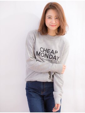 サンド 銀座(sand) 【sand絹村】厚めバングのマーメイドアッシュハニーヘア