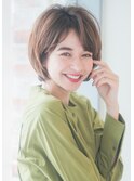 ふんわりゆるふわ小顔ショート