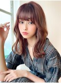 韓国風ヨシンモリ/くすみピンク/暖色系カラー