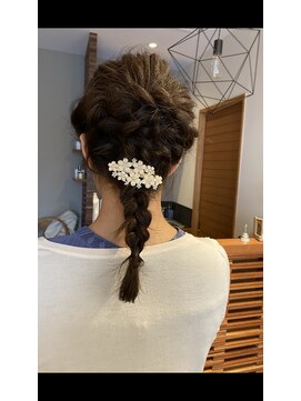 ムスビ(hair musubi) ハーフアップポニーテール